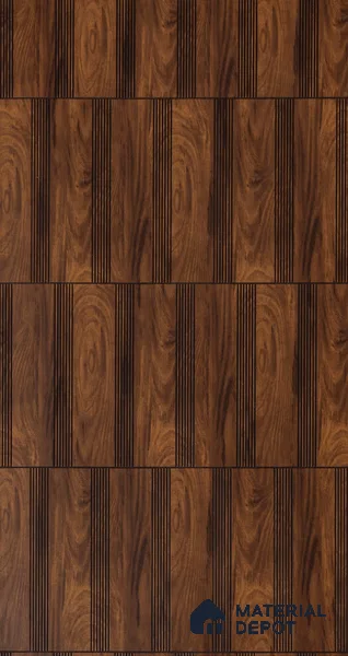 Brown Patterned Look Charcoal Decorative Wall Panel PN 00369 A 8 ft x 2 ft - 4 mm | Suitable for Feature Wall, TV Unit & Living Room | Width is Subjected to 5% Variation