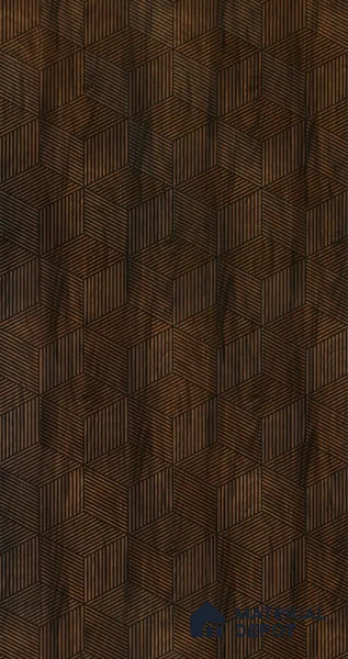 Brown Patterned Look Charcoal Decorative Wall Panel 8 ft x 2 ft - 4 mm | Ideal for Living Room, TV Unit, Bedroom, Feature Wall, Office | PN 00373 E - Pattern 5 | Width is Subjected to 5% Variation