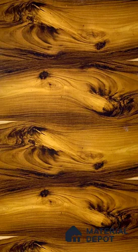 Wooden Look Choco Milano 8 ft x 4 ft PU Finish PVC Laminate - 1.5 mm | Suitable for TV Unit, Wardrobe, Kitchen Cabinets