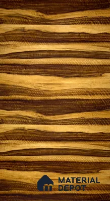 Wooden Look European Walnut 8 ft x 4 ft PU Finish PVC Laminate - 1.5 mm | Suitable for TV Unit, Wardrobe, Kitchen Cabinets