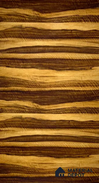 Wooden Look European Walnut 8 ft x 4 ft PU Finish PVC Laminate - 1.5 mm | Suitable for TV Unit, Wardrobe, Kitchen Cabinets