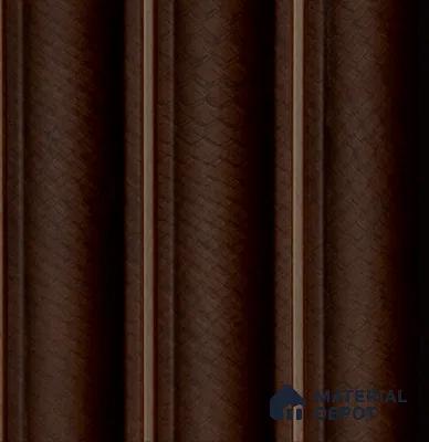 Brown Patterned Louver PN 04072 9.5 ft x 4.9 inch Charcoal Panel - 12 mm | Suitable for Feature Wall, TV Unit & Living Room | Width is Subjected to 5% Variation