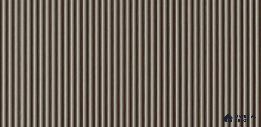 Grey Plain Colour Louver PN 03888 9.5 ft x 6 inch Charcoal Panel - 10 mm | Suitable for Feature Wall, TV Unit & Living Room | Width is Subjected to 5% Variation
