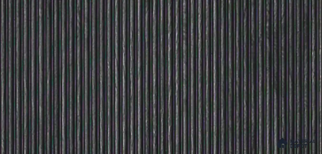 Black Rustic Louver PN 03892 9.5 ft x 6 inch Charcoal Panel - 10 mm | Suitable for Feature Wall, TV Unit & Living Room | Width is Subjected to 5% Variation