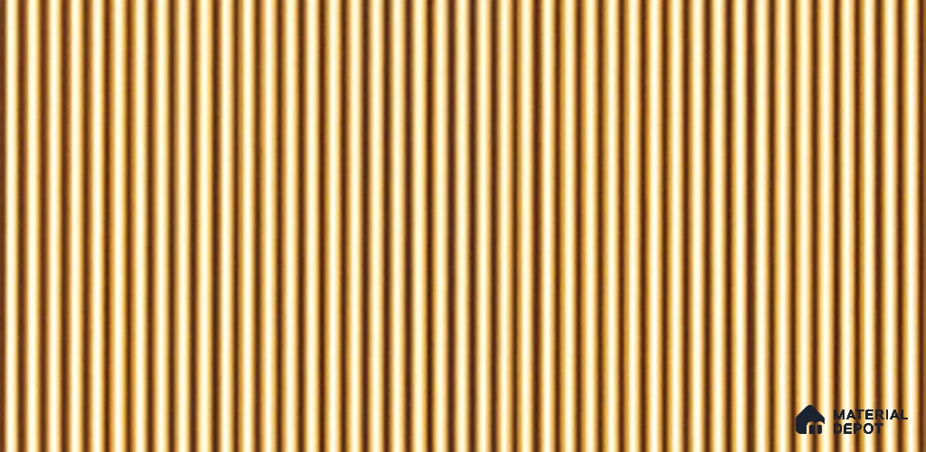 Brown Plain Colour Louver PN 03886 9.5 ft x 6 inch Charcoal Panel - 10 mm | Suitable for Feature Wall, TV Unit & Living Room | Width is Subjected to 5% Variation