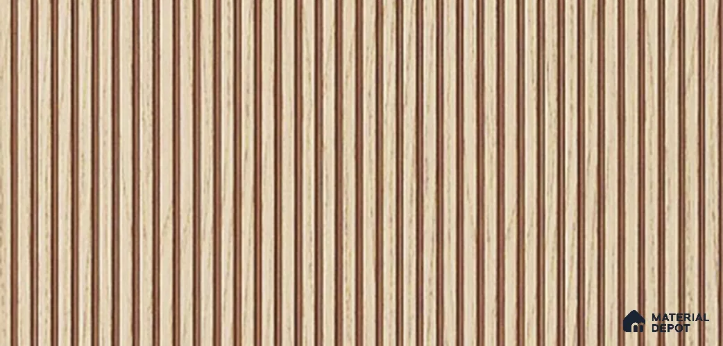 Beige Plain Colour Louver PN 03855 9.5 ft x 6 inch Charcoal Panel - 10 mm | Suitable for Feature Wall, TV Unit & Living Room | Width is Subjected to 5% Variation