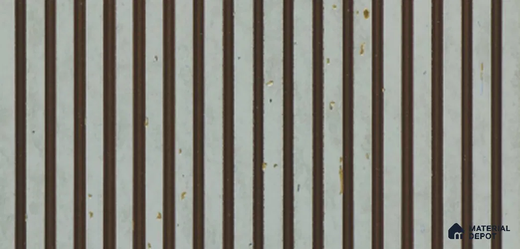 Grey Plain Colour Louver PN 03860 9.5 ft x 6 inch Charcoal Panel - 10 mm | Suitable for Feature Wall, TV Unit & Living Room | Width is Subjected to 5% Variation