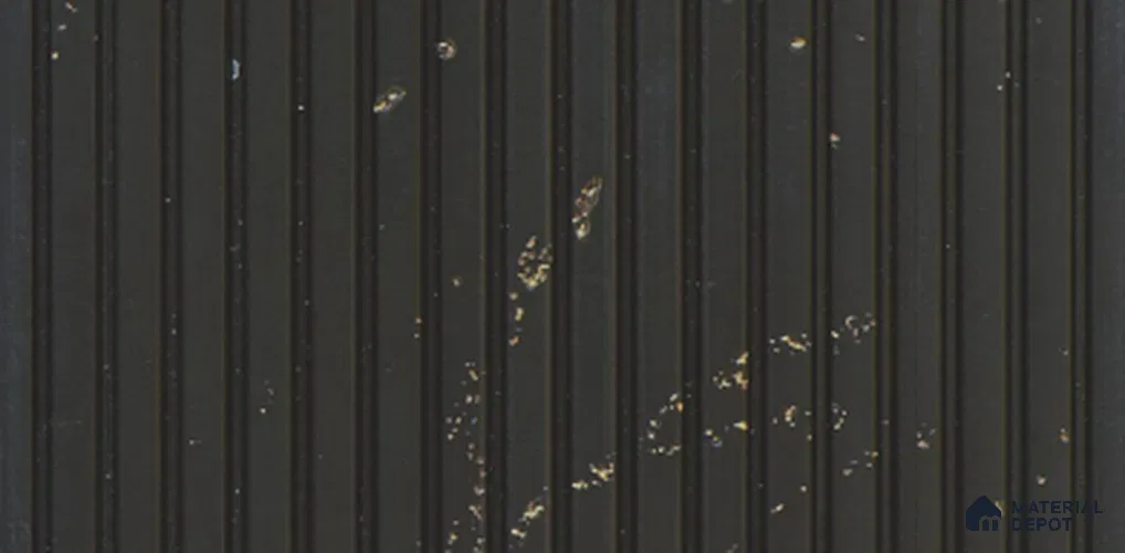 Black Marble Louver PN 03863 9.5 ft x 6 inch Charcoal Panel - 10 mm | Suitable for Feature Wall, TV Unit & Living Room | Width is Subjected to 5% Variation