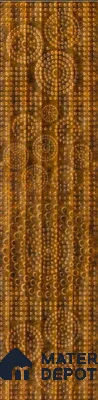 Brown Patterned Look Metal Decorative Wall Panel PN 04741 8 ft x 2 ft - 1.5 mm | Suitable for Feature Wall, TV Unit & Living Room | Width is Subjected to 5% Variation