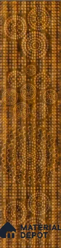 Brown Patterned Look Metal Decorative Wall Panel PN 04741 8 ft x 2 ft - 1.5 mm | Suitable for Feature Wall, TV Unit & Living Room | Width is Subjected to 5% Variation