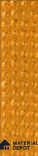 Gold Patterned Look Metal Decorative Wall Pane/Panel 8 ft x 2 ft - 1.5 mm | Ideal for Living Room, TV Units, Bedroom, Feature Wall, Office | PN 04744 | Width is Subjected to 5% Variation