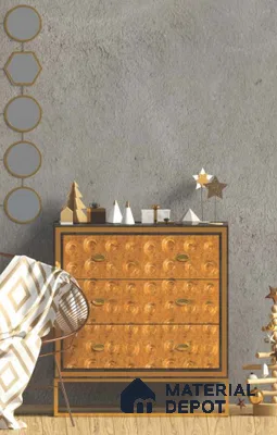 Gold Patterned Look Metal Decorative Wall Pane/Panel 8 ft x 2 ft - 1.5 mm | Ideal for Living Room, TV Units, Bedroom, Feature Wall, Office | PN 04744 | Width is Subjected to 5% Variation