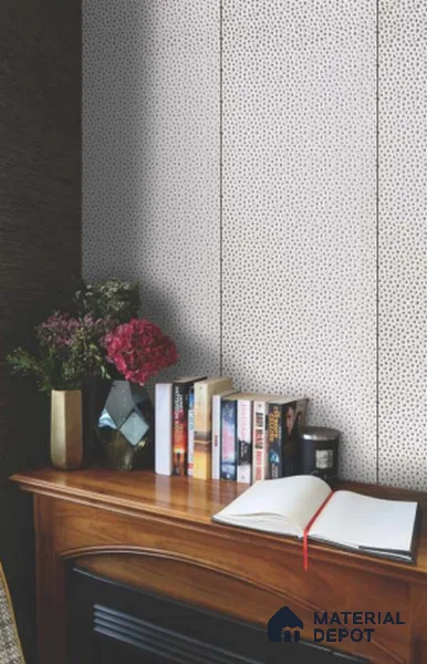 White Patterned Look Metal Decorative Wall Panel PN 04749 8 ft x 2 ft - 1.5 mm | Suitable for Feature Wall, TV Unit & Living Room | Width is Subjected to 5% Variation