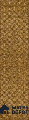 Brown Patterned Look Metal Decorative Wall Panel PN 04762 8 ft x 2 ft - 1.5 mm | Suitable for Feature Wall, TV Unit & Living Room | Width is Subjected to 5% Variation