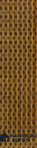 Brown Patterned Look Metal Decorative Wall Panel PN 04764 8 ft x 2 ft - 1.5 mm | Suitable for Feature Wall, TV Unit & Living Room | Width is Subjected to 5% Variation