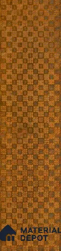 Brown Patterned Look Metal Decorative Wall Panel PN 04765 8 ft x 2 ft - 1.5 mm | Suitable for Feature Wall, TV Unit & Living Room | Width is Subjected to 5% Variation