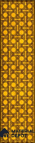 Multi Colour Patterned Look PVC Decorative Wall Panel PN 03576 8 ft x 2 ft - 1.5 mm | Suitable for Feature Wall, TV Unit & Living Room | Width is Subjected to 5% Variation