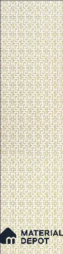 Beige Patterned Look Metal Decorative Wall Panel PN 04767 8 ft x 2 ft - 1.5 mm | Suitable for Feature Wall, TV Unit & Living Room | Width is Subjected to 5% Variation