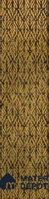 Gold Patterned Look Metal Decorative Wall Panel PN 04769 8 ft x 2 ft - 1.5 mm | Suitable for Feature Wall, TV Unit & Living Room | Width is Subjected to 5% Variation