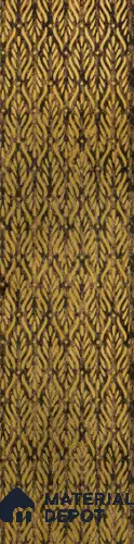 Gold Patterned Look Metal Decorative Wall Panel PN 04769 8 ft x 2 ft - 1.5 mm | Suitable for Feature Wall, TV Unit & Living Room | Width is Subjected to 5% Variation