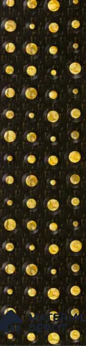 Multi Colour Patterned Look PVC Decorative Wall Panel PN 03573 8 ft x 2 ft - 1.5 mm | Suitable for Feature Wall, TV Unit & Living Room | Width is Subjected to 5% Variation