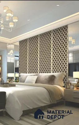 Multi Colour Patterned Look PVC Decorative Wall Panel PN 04702 8 ft x 2 ft - 1.5 mm | Suitable for Feature Wall, TV Unit & Living Room | Width is Subjected to 5% Variation