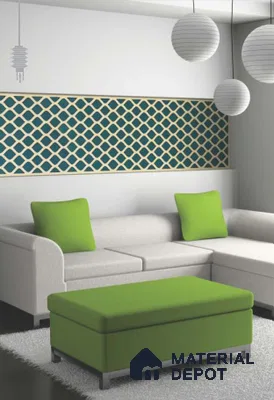 Multi Colour Patterned Look PVC Decorative Wall Panel PN 04704 8 ft x 2 ft - 1.5 mm | Suitable for Feature Wall, TV Unit & Living Room | Width is Subjected to 5% Variation