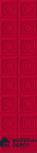 Red Patterned Look PVC Decorative Wall Panel PN 04734 8 ft x 2 ft - 1.5 mm | Suitable for Feature Wall, TV Unit & Living Room | Width is Subjected to 5% Variation