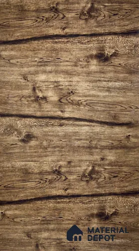 Wooden Look Metallic Oak Crotch 8 ft x 4 ft PU Finish PVC Laminate - 1.5 mm | Suitable for TV Unit, Wardrobe, Kitchen Cabinets