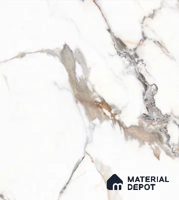 Michelangelo 8 ft x 4 ft High Gloss Finish Orison Series Marble Redefined PVC Laminate - 1.5 mm | Suitable for TV Unit, Wardrobe, Kitchen Cabinets