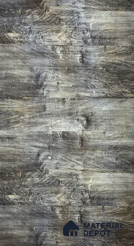 Wooden Look Midnight Metallic Sycamore 8 ft x 4 ft PU Finish PVC Laminate - 1.5 mm | Suitable for TV Unit, Wardrobe, Kitchen Cabinets
