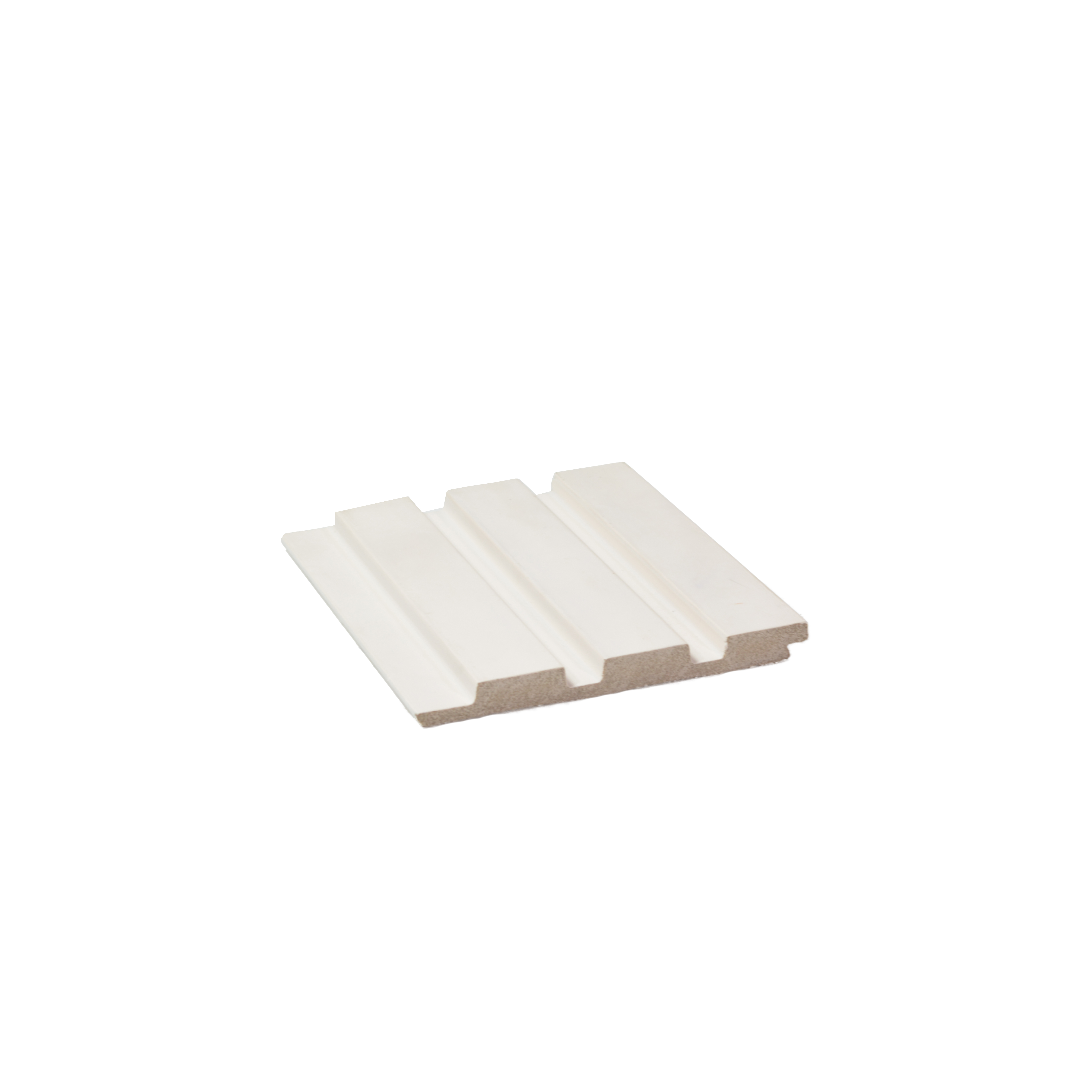 White Plain Colour Louver PN 00821 9.5 ft x 4.7 inch Charcoal Panel - 12 mm | Suitable for Feature Wall, TV Unit & Living Room | Width is Subjected to 5% Variation