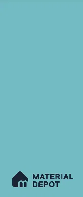 Blue Solid Colors Look PU 7728 8 ft x 4 ft PU Finish Decorative Laminate - 1.5 mm | Suitable for Living Room, Kitchen, Office