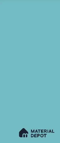 Blue Solid Colors Look PU 7728 8 ft x 4 ft PU Finish Decorative Laminate - 1.5 mm | Suitable for Living Room, Kitchen, Office