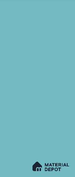 Blue Solid Colors Look PU 7728 8 ft x 4 ft PU Finish Decorative Laminate - 1.5 mm | Suitable for Living Room, Kitchen, Office