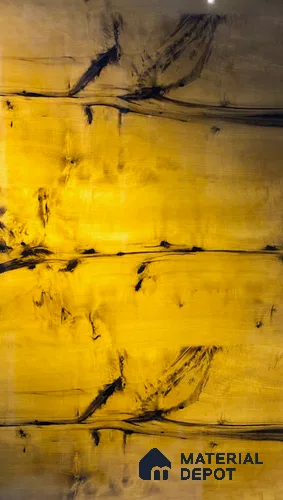 Spalted Maple 8 ft x 4 ft Wooden PU finish Veneer - 1.5 mm