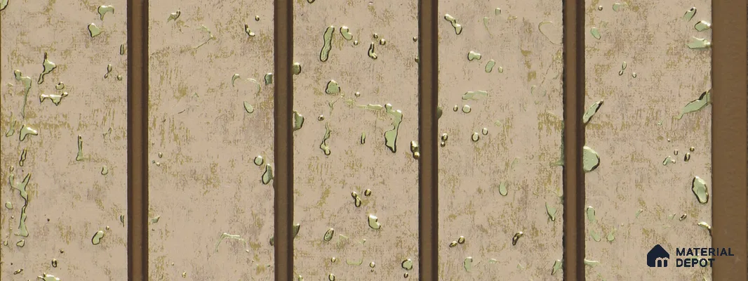 Beige Stone Louver PN 05773 9.5 ft x 7.8 inch Charcoal Panel - 12 mm | Suitable for Feature Wall, TV Unit & Living Room | Width is Subjected to 5% Variation