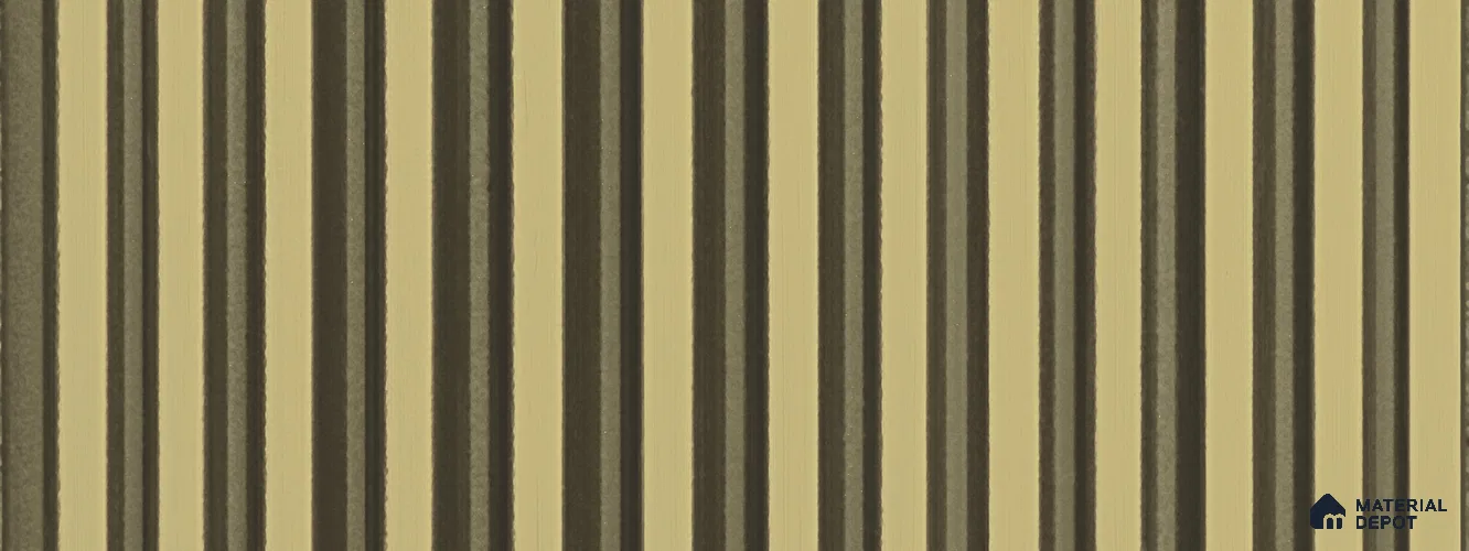 Brown Plain Colour Louver PN 05768 9.5 ft x 7.8 inch Charcoal Panel - 12 mm | Suitable for Feature Wall, TV Unit & Living Room | Width is Subjected to 5% Variation