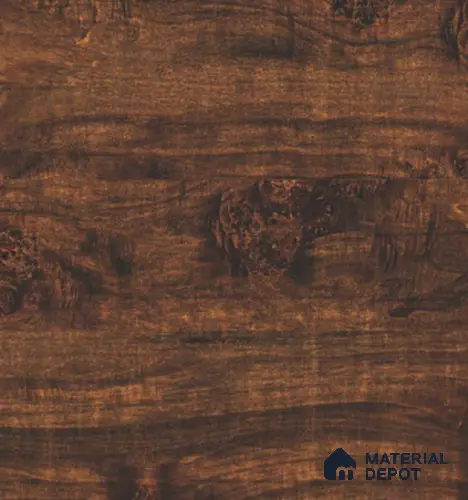 TR 6601 Exotic Burl 8 ft x 4 ft Gloss Finish PVC Woodero Series Veneer - 1.5 mm