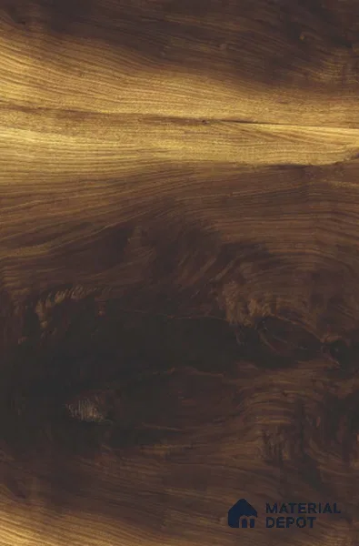 TR 6613 Smoke Raintree Crotch 8 ft x 4 ft Gloss Finish PVC Woodero Series Veneer - 1.5 mm