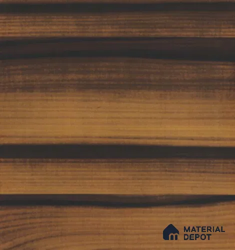 TR 6627 Smoke Coreal Wood HZ 8 ft x 4 ft Gloss Finish PVC Woodero Series Veneer - 1.5 mm
