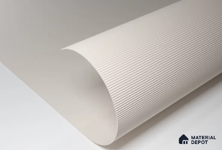 Grey Plain Colour Decorative Flexible Wall Panel PN 04899 8 ft x 4 ft Wood Pulp Panel - 3 mm | Suitable for Feature Wall, TV Unit & Living Room | Width is Subjected to 5% Variation