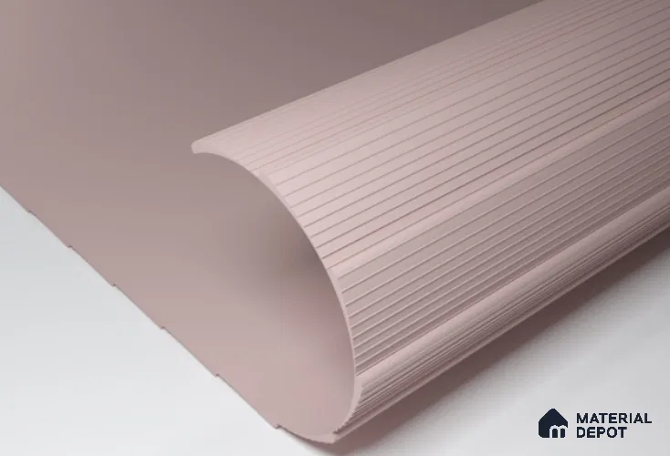 White Plain Colour Decorative Flexible Wall Panel PN 04902 8 ft x 4 ft Wood Pulp Panel - 3 mm | Suitable for Feature Wall, TV Unit & Living Room | Width is Subjected to 5% Variation