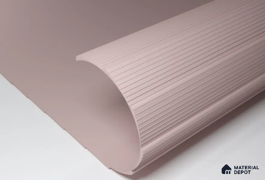 White Plain Colour Decorative Flexible Wall Panel PN 04902 8 ft x 4 ft Wood Pulp Panel - 3 mm | Suitable for Feature Wall, TV Unit & Living Room | Width is Subjected to 5% Variation
