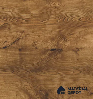 TR 9309 Chestnut Crotch 8 ft x 4 ft Gloss Finish PVC Woodero Series Veneer - 1.5 mm