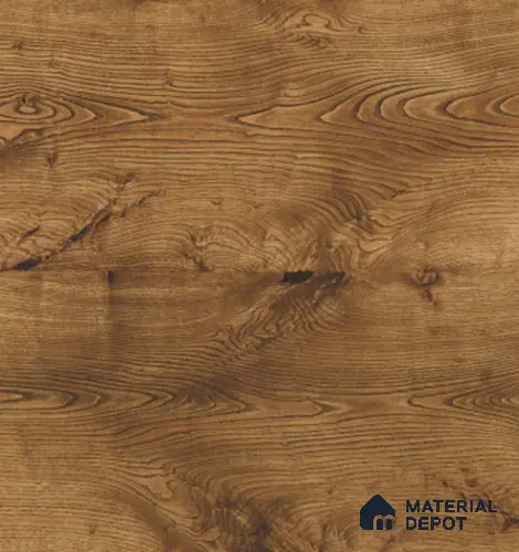 TR 9309 Chestnut Crotch 8 ft x 4 ft Gloss Finish PVC Woodero Series Veneer - 1.5 mm