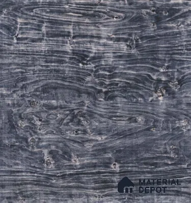 TR 9311 Metallic Mappa Burl 8 ft x 4 ft Gloss Finish PVC Woodero Series Veneer - 1.5 mm