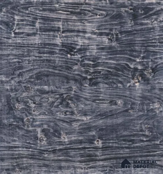 TR 9311 Metallic Mappa Burl 8 ft x 4 ft Gloss Finish PVC Woodero Series Veneer - 1.5 mm