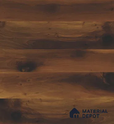 TR 9319 Knotty Walnut 8 ft x 4 ft Matt Finish PVC Woodero Series Veneer - 1.5 mm