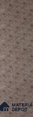 Brown Patterned Look Charcoal Decorative Wall Panel PN 00374 B 8 ft x 2 ft - 4 mm | Suitable for Feature Wall, TV Unit & Living Room | Width is Subjected to 5% Variation